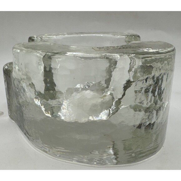 Tea Warmer Light Holder Glasdesign George Shutte Art Glass 5 Trivet Germany 1970 - Picture 6 of 9